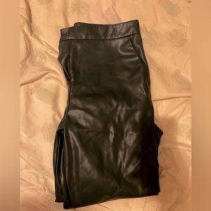 Emerald Green Leather (Fake) Pants